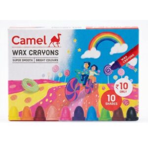 Camel Wax Crayons 12 Shades