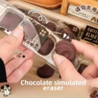 Cute Choco Erasers Set of 4