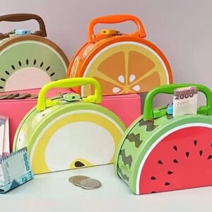 Fruit Shaped Coin Box for Kids, Money Bank for Kids Piggy Bank birthday return