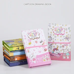Kid's Coloring & Scratch Art Book Set