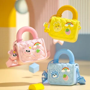 Kids EVA 3D Cartoon Soft Silicone Handbag