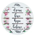 MDF Slatted Circle 10Inch Dia 5.5Mm Thick 1Pc