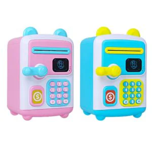 Electronic ATM Piggy Bank for Kids with Password Lock – Cute Money Saving ATM Toy Coin Bank
