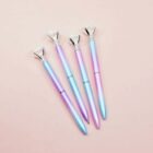 Pastel holographic diamond topper ballpoint pen with smooth 0.5mm blue ink