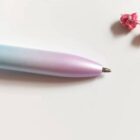 Pastel holographic diamond topper ballpoint pen with smooth 0.5mm blue ink