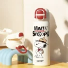 Snoopy Double Spout Thermal Bottle 600ml Stainless Steel Hot & Cold Water Bottle