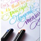 Brustro Colour Brush Pens Set of 12 pigment brush pens