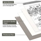 Anupam Sketcho Sketching and Drawing Sketchbook Soft Bound Cartridge Paper 140gsm Wireo Book