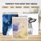 Anupam Sketcho Sketching and Drawing Sketchbook Soft Bound Cartridge Paper 140gsm Wireo Book