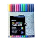 Brustro Coloured Fineliner Set of 12 | 0.4mm Ideal For writing, drawing, doodles,mandala