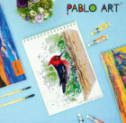 Pablo Art Watercolor A4 COLD PRESSED 300 GSM 12 SHEETS WIRE-O- BOOK