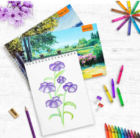 Pablo Art Watercolor A4 COLD PRESSED 300 GSM 12 SHEETS WIRE-O- BOOK