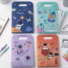 Astronaut Folders | File Folder with Button Lock and Handle