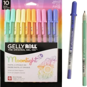 SAKURA GELLY ROLL MOONLIGHT PASTEL COLOR PACK OF 10 COLORED PENS