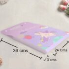 Unicorn File Folder with Button Lock & Handle A4 Expandable Organizer Pack of 1