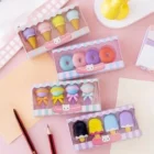Cute Fancy Dessert Eraser Set of 4 Themed- Fun & Stylish Erasers for Kids & Students (Pack of 1)