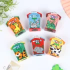 Wooden Animal Theme House Piggy Bank