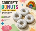 DIY Paint Your Own Food Shapes Kit for Kids Donuts, with 3 Non-Toxic Paint Colours and Paintbrush