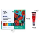 Mont Marte Signature Acrylic Colour Paint Set 24pcsx36ml