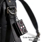 Retro Radio Voice Recorder Keychain – 60 Seconds Recording, Built-in Speaker