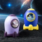 Rocket Planet Coin Bank Cute Space-Themed Piggy Bank